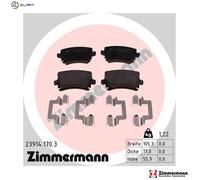 ZIMMERMANN 23914.170.3 Brake pad set