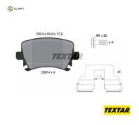 BRAKE PAD SET DISC BRAKE 2391401 FOR SKODA OCTAVIA/II/Combi/III LAURA SUPERB E80