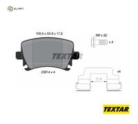 BRAKE PAD SET DISC BRAKE 2391402 FOR SKODA OCTAVIA/III/Combi SUPERB VW 2.0L 4cyl