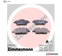 BRAKE PAD SET DISC BRAKE 23915.175.1 FOR MINI CLUBMAN FORD BMW i3/I01 1.5L 3cyl