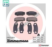ZIMMERMANN 23921.200.1 Brake pad set