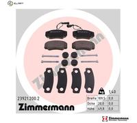 ZIMMERMANN 23921.200.2 Brake pad set