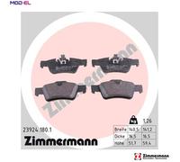 ZIMMERMANN 23924.180.1 Brake pad set