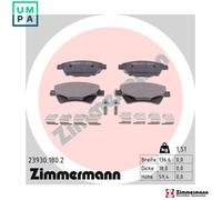Brake pads 23930.180.2 ZIMMERMANN for RENAULT KANGOO KANGOO Express MEGANE II