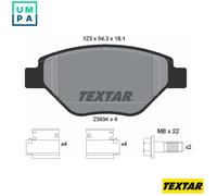 BRAKE PAD SET DISC BRAKE 2393401 FOR RENAULT K4J740/730/732 1.4L 4cyl MEGANE II