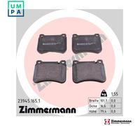 BRAKE PAD SET DISC BRAKE 23945.165.1 FOR MERCEDES-BENZ C-CLASS/Sportcoupe CLK