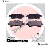ZIMMERMANN Brake Pad Set 23954.190.1 for Peugeot/Citroën DS3 1.0L 3-cylinder