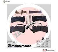 BRAKE PAD SET DISC BRAKE 23955.160.2 FOR ALFA ROMEO 670050436/052588 2.9L 6cyl