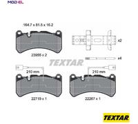 BRAKE PAD SET DISC BRAKE 2395503 FOR ALFA ROMEO 670050436/052721 2.9L 6cyl