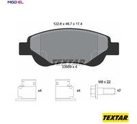 BRAKE PAD SET DISC BRAKE 2395901 FOR PEUGEOT TOYOTA AYGO/Hatchback/Van GEELY