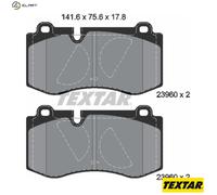 Textar Car Brake Pad Front Prepared For Wear Indicator For Mercedes-Benz 2396001