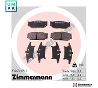 BRAKE PAD SET DISC BRAKE 23963.155.1 FOR SUZUKI SWIFT/III/MK/V/IV M16A 1.6L