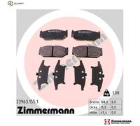 BRAKE PAD SET DISC BRAKE 23963.155.1 FOR SUZUKI SWIFT/III/MK/V/IV M16A 1.6L