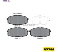BRAKE PAD SET DISC BRAKE 2396601 FOR HYUNDAI KONA AVANTE i30/II KAUAI ELANTRA