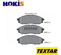 BRAKE PAD SET DISC BRAKE 2397001 FOR NISSAN PICK/UP/NP300 NAVARA/TITD25 2.5L