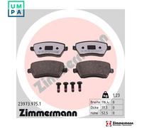 BRAKE PAD SET DISC BRAKE 23973.975.1 FOR RENAULT CLIO/III/EURO/CAMPUS LUTECIA