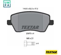 BRAKE PAD SET DISC BRAKE 2397301 FOR RENAULT CLIO/III/EURO/CAMPUS LUTECIA 1.5L