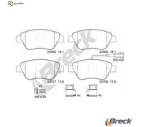 Brake pads 23979 00 701 10 BRECK for FIAT ALFA ROMEO CITROËN PEUGEOT