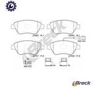Brake pads 23979 00 701 10 BRECK for FIAT ALFA ROMEO CITROËN PEUGEOT