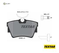 BRAKE PAD SET DISC BRAKE 2398001 FOR MITSUBISHI EXPRESS/IV/Van RENAULT 2.0L 4cyl