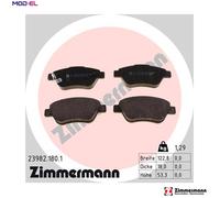 Brake pads 23982.180.1 ZIMMERMANN for OPEL CORSA D CORSA D Hatchback Van