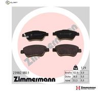 Brake pads 23982.180.1 ZIMMERMANN for OPEL CORSA D CORSA D Hatchback Van