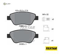 BRAKE PAD SET DISC BRAKE 2398202 FOR FIAT DOBLO/MONOCAB/Box/Body/MPV VAUXHALL