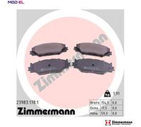 ZIMMERMANN 23983.178.1 Brake pad set