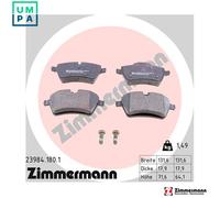 ZIMMERMANN 23984.180.1 Brake pad set