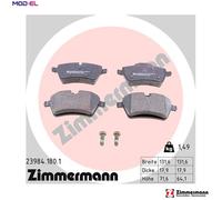 ZIMMERMANN 23984.180.1 Brake pad set