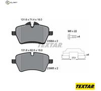 BRAKE PAD SET DISC BRAKE 2398401 FOR MINI CLUBMAN N14B16A/B16AB N16B16A 1.6L