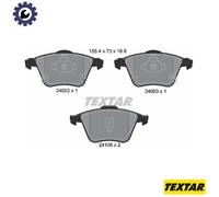 Fits TEXTAR 2400201 HAM. PADS /P/MAZDA 6 2.3 02-07 ✅UK Seller