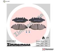 ZIMMERMANN 24007.210.1 Brake pad set
