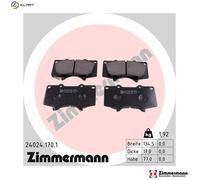 BRAKE PAD SET DISC BRAKE 24024.170.1 FOR MITSUBISHI PAJERO/SHOGUN/IV/Van 3.2L GX