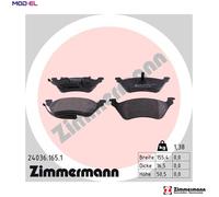 ZIMMERMANN 24036.165.1 Brake pad set