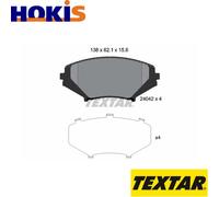 BRAKE PAD SET DISC BRAKE 2404201 FOR MAZDA RX-8 13B-MSP 1.3L 2cyl RX-8