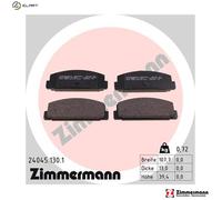 BRAKE PAD SET DISC BRAKE 24045.130.1 FOR MAZDA FAMILIA/VI ETUDE ALLEGRO/MK 6 6