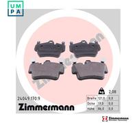 Brake pads 24049.170.9 ZIMMERMANN for PORSCHE 911 CAYMAN 911 Convertible BOXSTER