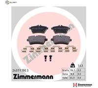 ZIMMERMANN 24077.190.3 Brake pad set