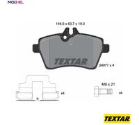 BRAKE PAD SET DISC BRAKE 2407701 FOR MERCEDES-BENZ OM 640.942 2.0L 4cyl A-CLASS