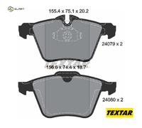 Brake Pad Set For Disc Brake Front Fits Jaguar S-Type XF XJ XK TEXTAR 2407903