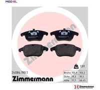 ZIMMERMANN 24084.190.1 Brake pad set