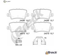 BRAKE PAD SET DISC BRAKE 24086 00 704 10 FOR HONDA CIVIC/VIII/Hatchback 1.8L