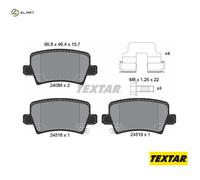 BRAKE PAD SET DISC BRAKE 2408601 FOR HONDA CIVIC/VIII/Hatchback R18A2 1.8L 4cyl