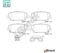 BRAKE PAD SET DISC BRAKE 24087 00 701 10 FOR HONDA CIVIC/VIII/Hatchback 1.8L