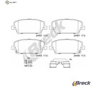 2x ✅Fits BRECK 24087 00 701 10 Brake Pad Set, disc brake 24087 00 70 ⭐UK Seller⭐