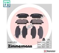 ZIMMERMANN 24087.175.1 Brake pad set