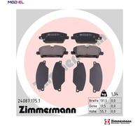 ZIMMERMANN 24087.175.1 Brake pad set