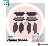 ZIMMERMANN 24087.175.1 Brake pad set