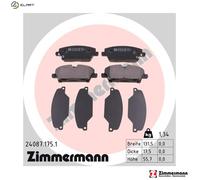 ZIMMERMANN 24087.175.1 Brake pad set